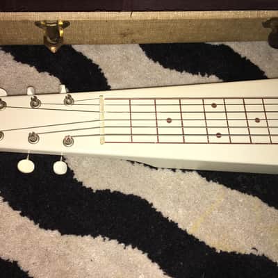 Alamo Jet Lap Steel Guitar 50's Cream image 2
