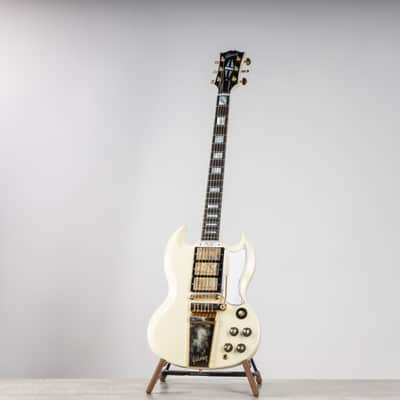 Gibson 1963 Les Paul SG Custom Reissue with Maestro Vibrola, Classic white | Demo image 2