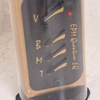 Rare EPM Quantum EQ Acoustic Guitar Preamp Undersaddle Piezo Pickup - Black Finish - NOS Unused Complete Unit! image 2