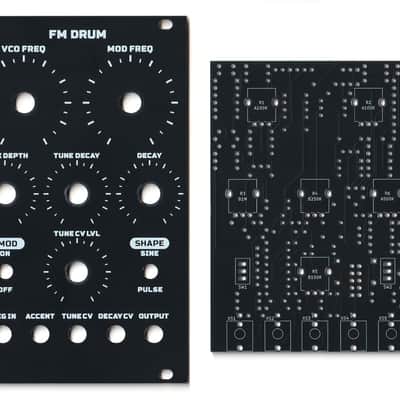 Drum System Black Eurorack 84hp Panels + PCB's DIY image 2
