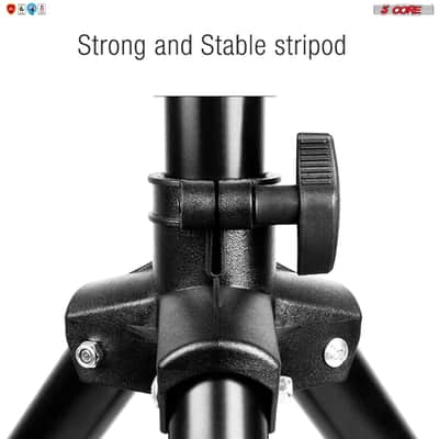 5Core Professional Speaker Stand Tripod Adjustable Heavy Duty Durable Steel Portable on stage or in Studio SS HD 2 PK image 4