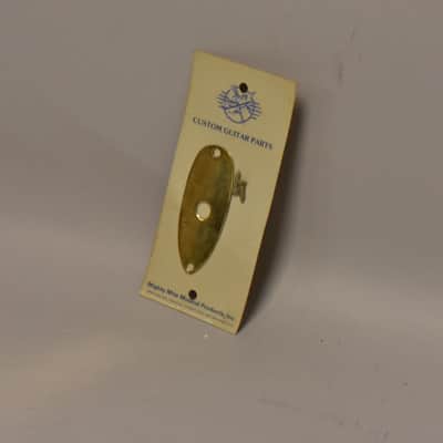 1980s Mighty Mite USA Input Jack Plate Gold Sealed NOS image 6
