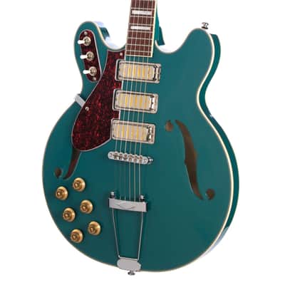 Airline Guitars H77 Vintage Teal Left Handed Bild 2