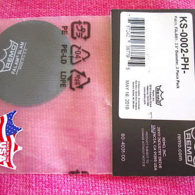 Remo Bass Drum Head Falam Slam Patch - NOS image 2