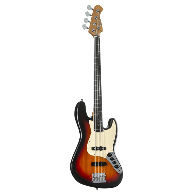 Fame Custom JB 4 Sunburst - 4-String Electric Bass image 1