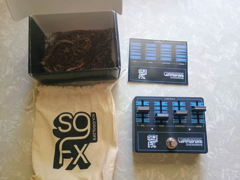 SolidGoldFX Commodore Overdrive 2022 - Present - Black / Blue image 1