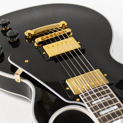 Gibson Custom Les Paul Custom - Ebony with Gold Hardware image 5