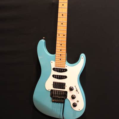 Fender Strat HM 1988 Green image 1