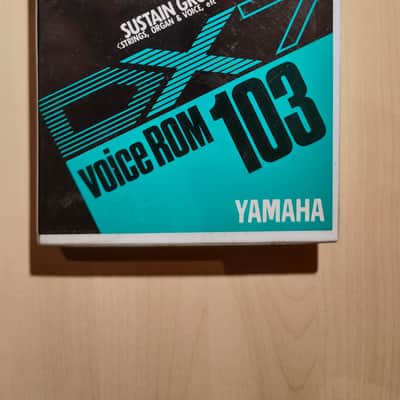Yamaha Voice ROM 103 Memory Cartridge for DX7 Synthesizer rare vintage sounds