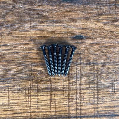 ESP LTD 6 String Bass Bridge Black Chrome Used image 3