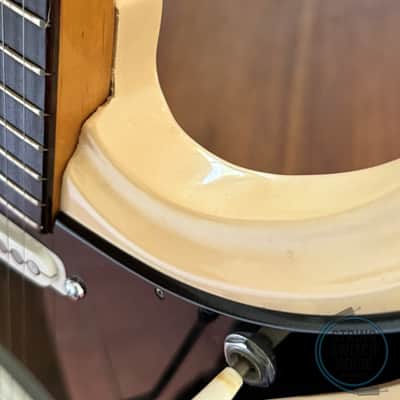 Guyatone LG-150T Guitar, “Mosrite” Offset, White, 1968 Vintage, RARE image 17
