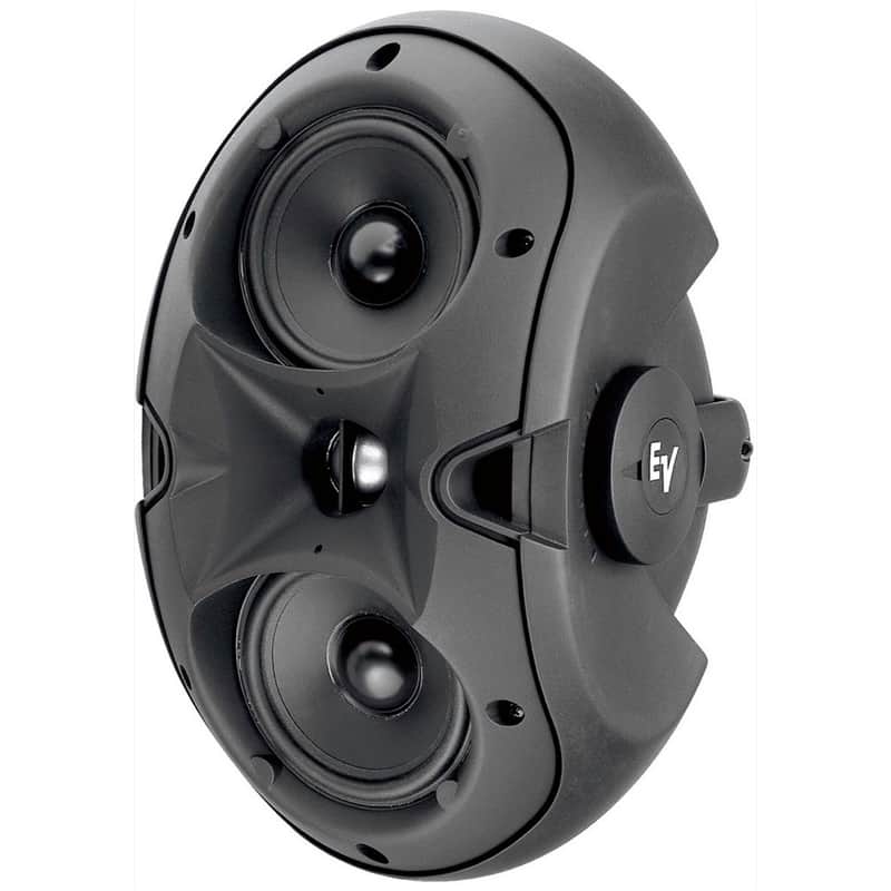 Electro-Voice EVID 4.2 Dual 4" 2-Way Surface-Mount Passive Unpowered Loudspeaker, Black, Pair image 1