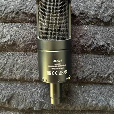 Audio-Technica AT2035 Large Diaphragm Cardioid Condenser Microphone 2010s - Black