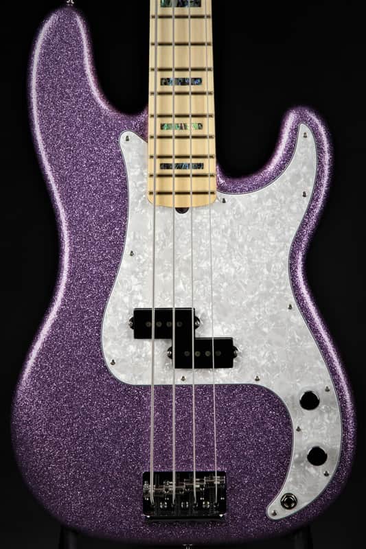 Fender Limited Edition Adam Clayton Precision Bass Purple Sparkle 2017 image 3