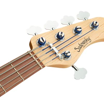 Sadowsky MetroLine 21 Fret Verdine White 5 String, Olympic White High Polish, Alder Body image 7