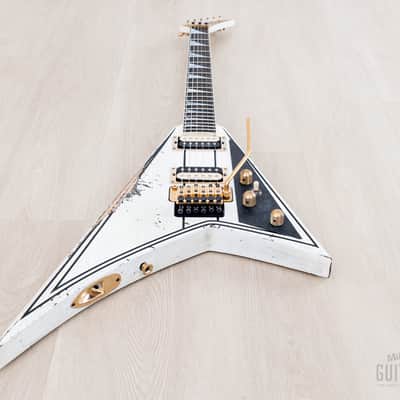 2025 Jackson USA Custom Shop Special Edition Randy Rhoads RR-2H FR Snow White Heavy Relic, Mint w/ Case, Tags image 11