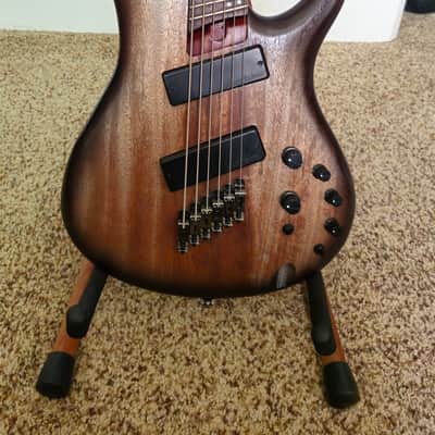 Ibanez SRC6MS-BLL Bass Workshop Multi-Scale Soundgear 2023 - Present - Black Stained Burst Low Gloss image 2
