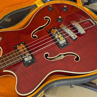 Ovation 1223-2 Typhoon III 1968/69 - Wine Red Fretless image 3