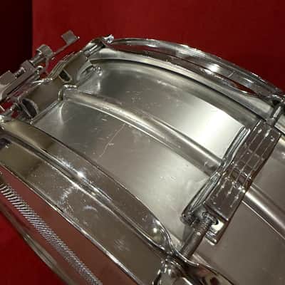 1969 Ludwig No. 404 Acrolite 5x14" Snare Drum with Keystone Badge image 22