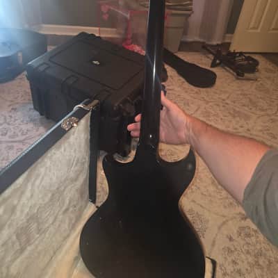 Gibson N-225 2013 - Ebony with Pinstripe image 2