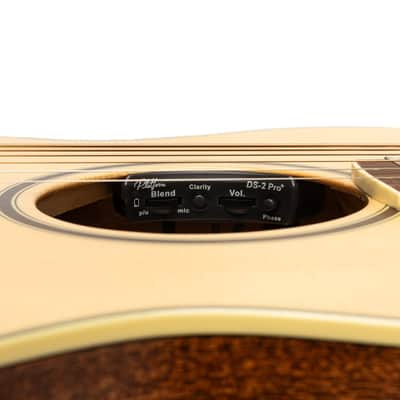 Crafter ES-MAHO TE NAT ES Series Orchestra Solid Sitka Spruce Top Mahogany Neck 6-String Acoustic-Electric Guitar w/Gig Bag image 5