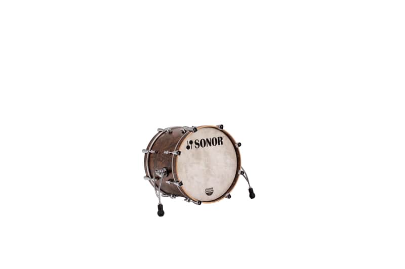 SONOR *Pre-Order* Momentum Birch Series 18x14.25" California Burl Semi Gloss Veneer Bass Kick Drum | NEW | Special Order | Authorized Dealer image 1