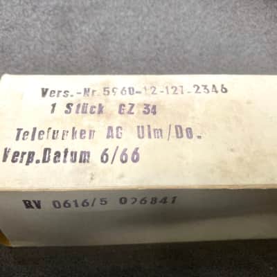 Telefunken GZ34 nos / nib 1966 image 6
