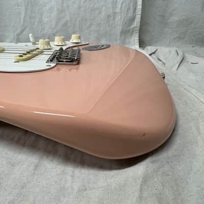 Fender ST-54 st54 1954 Reissue Stratocaster Guitar - MIJ Made In Japan 1996 - 1997 - Shell Pink / Maple neck image 19