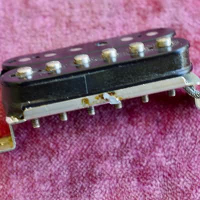 Vintage 1959 Gibson Double Black Long Magnet PAF Pickup 7.81k HOT Les Paul Burst image 15