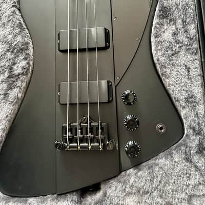 Epiphone Goth Thunderbird IV Bass Guitar 2008 - Matte Black image 4