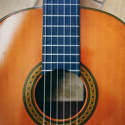 1970s Yamaha C-150 – Made in Japan | Vintage Amber Finish | Excellent Condition | Mature Classical Tone image 4