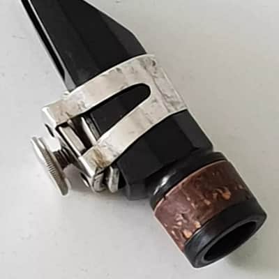 Ben Davis Vocaltone Silver Jazz Bb Clarinet Mouthpiece + Ligature - Vintage Rare image 4