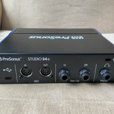 PreSonus Studio 24C 2x2 USB-C Audio / MIDI Interface 2019 - Present - Black image 5