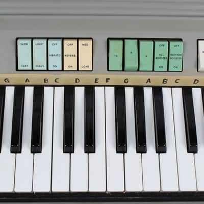 Farfisa 1960's Vintage Combo Compact Organ with Stand and Case Made in Italy image 6