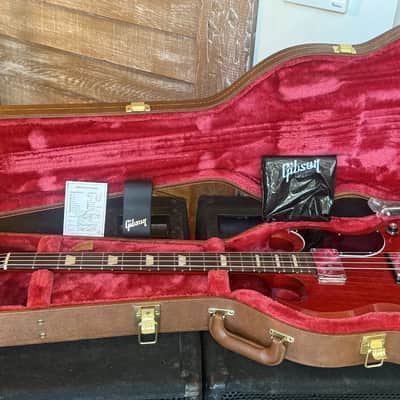 Gibson 2025 Standard SG 4 String Electric Bass Guitar W Case Heritage Cherry image 16