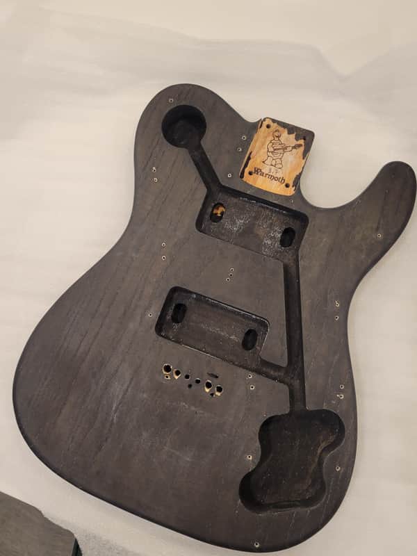 Warmoth Telecaster Deluxe guitar body - 1-piece Lightweight Swamp Ash image 1