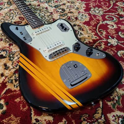 *NEW IN BOX* 2025 Fender Japan Limited Edition Traditional Collection, 60's Jaguar Competition 3-Color Sunburst / Aged Natural, MIJ JD25 image 8