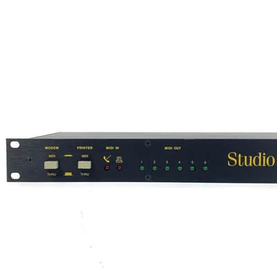 Opcode Systems Studio 3 Rack-mount MIDI Interface and Synchronizer 1990s MIU TGHM image 2