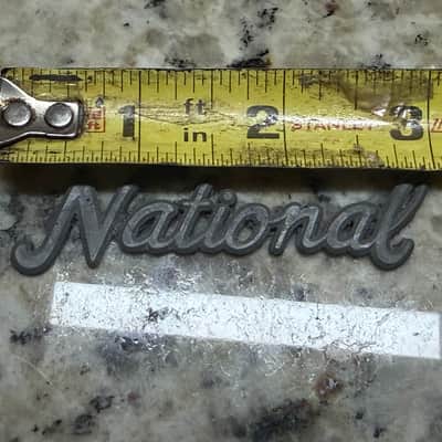 National Headstock Logo Vintage image 5