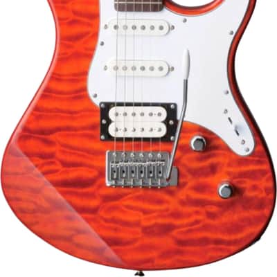 Yamaha PAC212VQM Pacifica Electric Guitar, Rosewood Fingerboard, Caramel Brown image 1