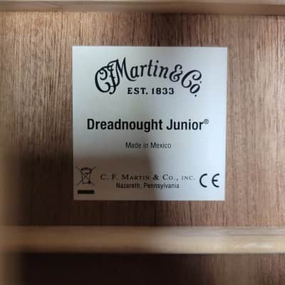2025 Martin D JR-E Dreadnought Junior - Natural image 16