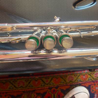 Vintage 1980s Getzen Eterna 700 Bb Trumpet Silver-Plated Just Serviced & Polished image 12