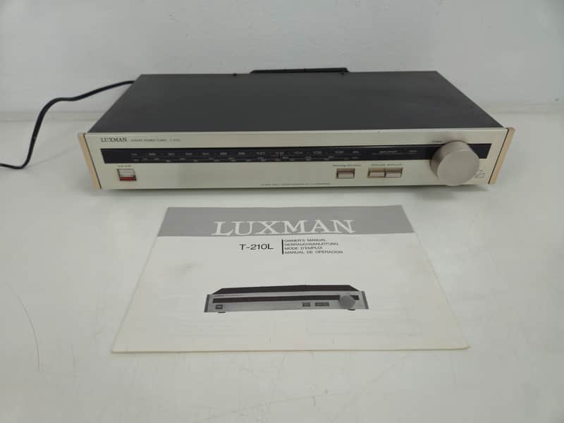 Luxman - T-210L- FM/LW/MW Stereo Tuner - In Box image 1