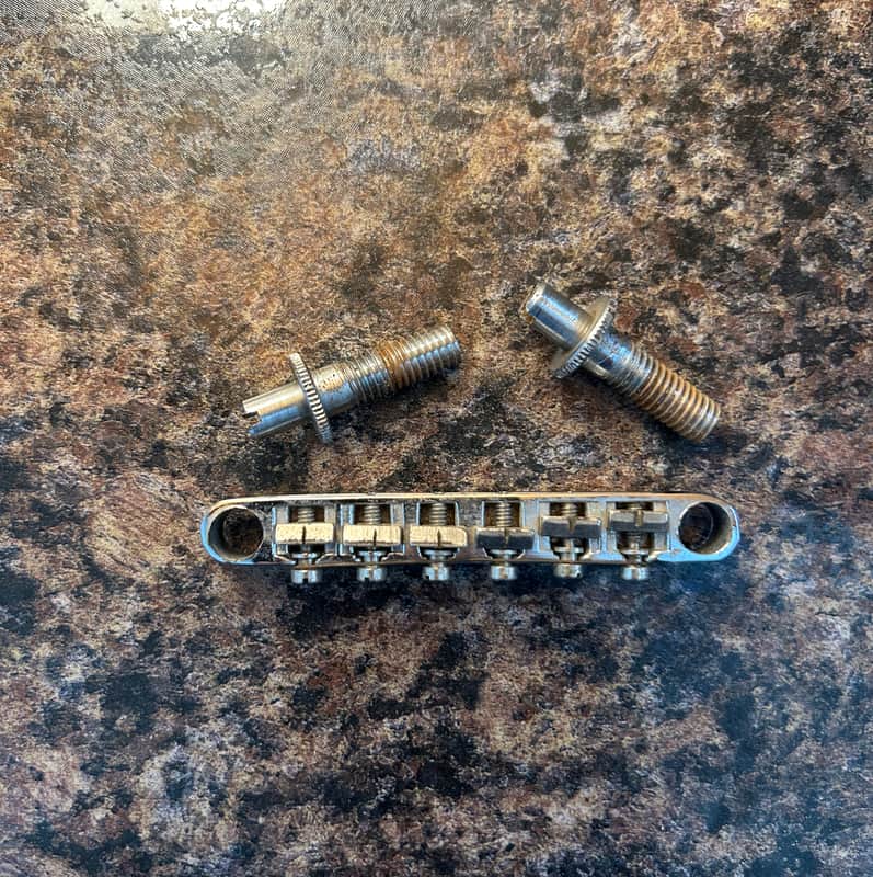 Gibson ABR-1 Bridge (with saddles, posts and wire 70’s image 1