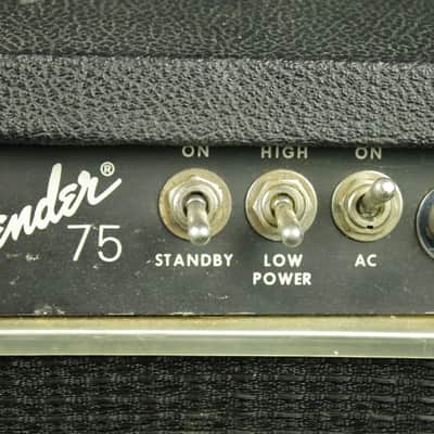 Fender 75 Amp Combo All Tube Amp image 4