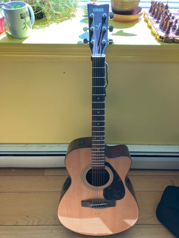Yamaha FSX315C F Series Concert Cutaway with Electronics 2010s - 3-Tone Sunburst image 1