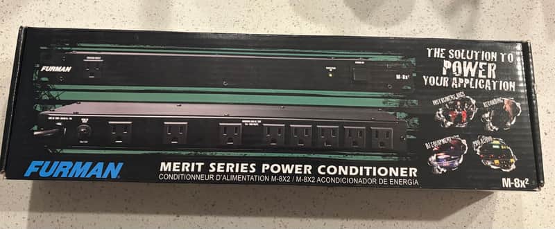 Furman M-8x2 Merit Series Power Conditioner - Mint with Original Box & Manual image 1