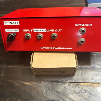 Weber Mass 100 guitar amp attenuator 2020 - Red image 2