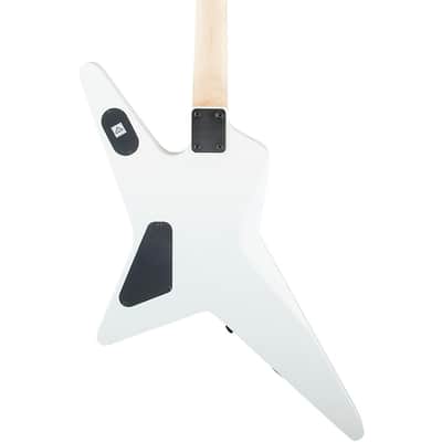 Jackson JS Series Signature Gus G. Star JS32 Electric Guitar Regular Satin White with Black Pinstripes image 2