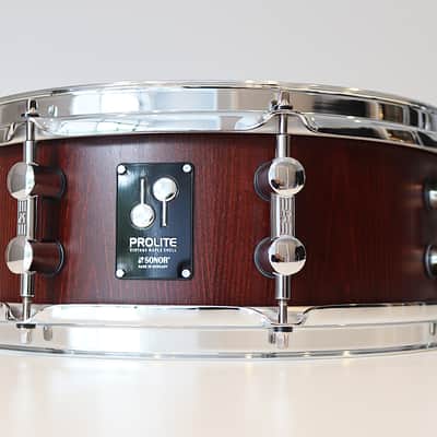 Sonor ProLite 5" x 13" Snare Drum w/ VIDEO! Nussbaum Piccolo image 1